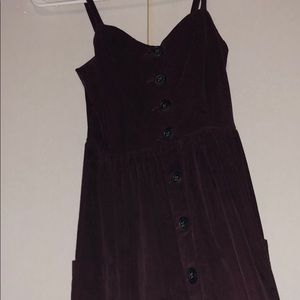 Corduroy Button Down Dress